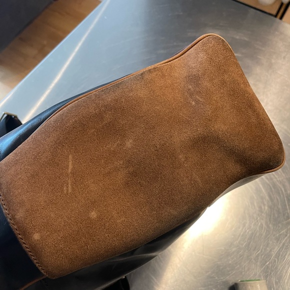 Coach Suede and Leather Messenger Bag - Picture 8 of 14